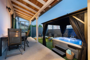 House Cute house with jacuzzi